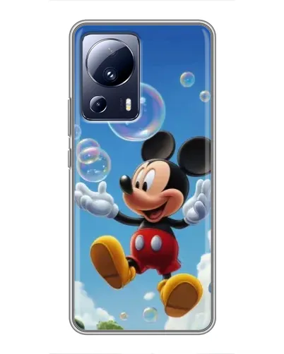 Чехол для Xiaomi 13 Lite с картинкой «Mickey и мыльные пузыри»