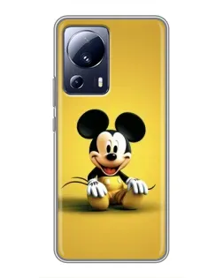 Чехол для Xiaomi 13 Lite с картинкой «Микки на желтом» Чехол для Xiaomi 13 Lite с картинкой «Микки на желтом»