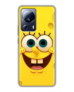 Чехол для Xiaomi 13 Lite с картинкой «Губка Боб улыбка» Чехол для Xiaomi 13 Lite с картинкой «Губка Боб улыбка»