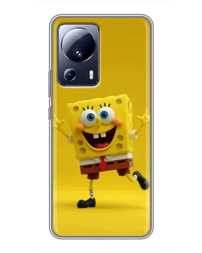 Чехол для Xiaomi 13 Lite с картинкой «Позитивный Губка Боб»
