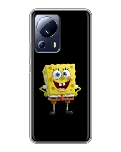 Чехол для Xiaomi 13 Lite с картинкой «Классический Губка Боб»