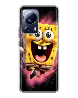 Чехол для Xiaomi 13 Lite с картинкой «Взрывной Спанч Боб» Чехол для Xiaomi 13 Lite с картинкой «Взрывной Спанч Боб»