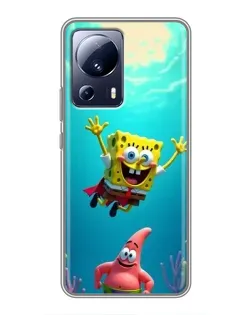 Чехол для Xiaomi 13 Lite с картинкой «Спанч Боб под водой» Чехол для Xiaomi 13 Lite с картинкой «Спанч Боб под водой»