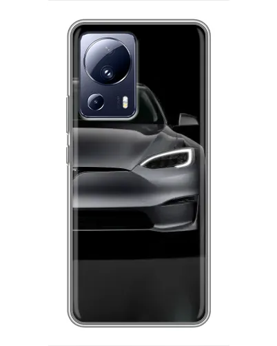 Чехол для Xiaomi 13 Lite с картинкой «Tesla Model S Look»
