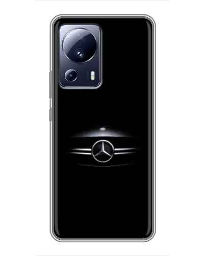 Чехол для Xiaomi 13 Lite с картинкой «Mercedes — абстрактные линии»