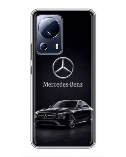 Чехол для Xiaomi 13 Lite с картинкой «Mercedes — решетка радиатора»