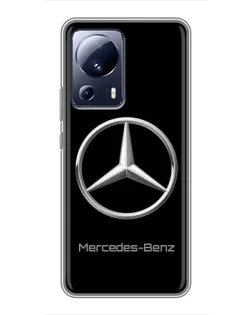 Чехол для Xiaomi 13 Lite с картинкой «Mercedes Silver Logo» Чехол для Xiaomi 13 Lite с картинкой «Mercedes Silver Logo»