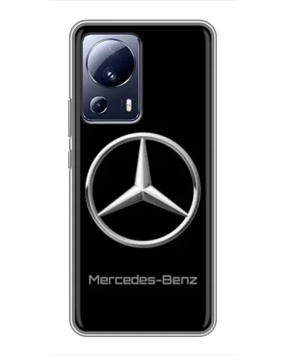 Чехол для Xiaomi 13 Lite с картинкой «Mercedes Silver Logo»