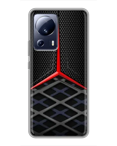 Чехол для Xiaomi 13 Lite с картинкой «Mercedes Carbon Grid»