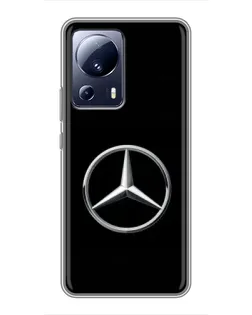 Чехол для Xiaomi 13 Lite с картинкой «Mercedes классический лого» Чехол для Xiaomi 13 Lite с картинкой «Mercedes классический лого»