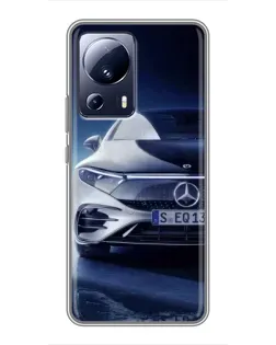Чехол для Xiaomi 13 Lite с картинкой «Mercedes EQ — будущее» Чехол для Xiaomi 13 Lite с картинкой «Mercedes EQ — будущее»