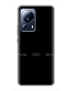 Чехол для Xiaomi 13 Lite с картинкой «Audi — световой подпись» Чехол для Xiaomi 13 Lite с картинкой «Audi — световой подпись»