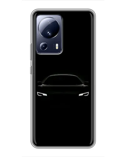 Чехол для Xiaomi 13 Lite с картинкой «Взгляд Audi в темноте»