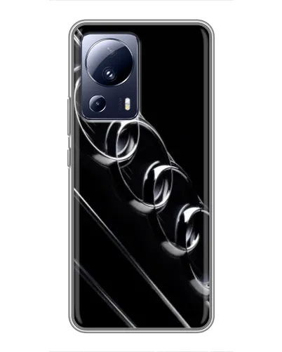 Чехол для Xiaomi 13 Lite с картинкой «Audi — абстрактные кольца»