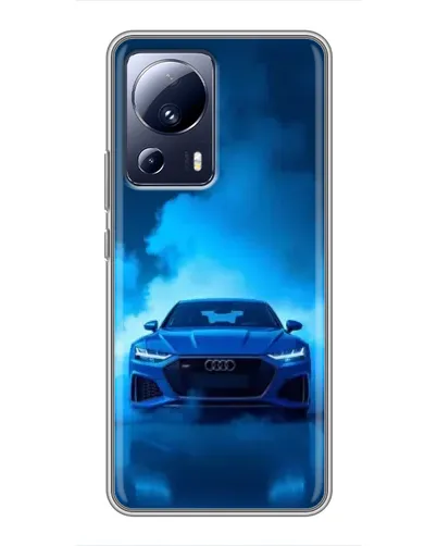 Чехол для Xiaomi 13 Lite с картинкой «Audi — голубая энергия»