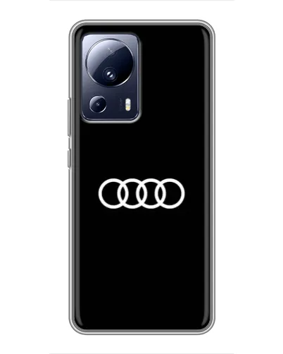 Чехол для Xiaomi 13 Lite с картинкой «Audi White Logo»