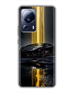 Чехол для Xiaomi 13 Lite с картинкой «Ночной Lamborghini драйв» Чехол для Xiaomi 13 Lite с картинкой «Ночной Lamborghini драйв»