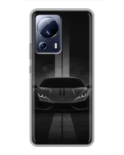 Чехол для Xiaomi 13 Lite с картинкой «Lamborghini симметрия дорог» Чехол для Xiaomi 13 Lite с картинкой «Lamborghini симметрия дорог»