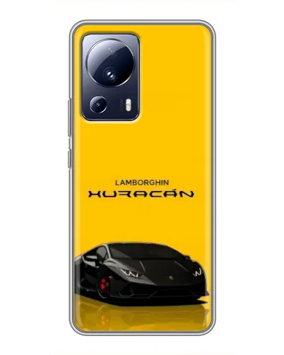 Чехол для Xiaomi 13 Lite с картинкой «Lamborghini Huracan черный»
