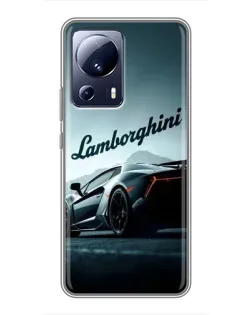 Чехол для Xiaomi 13 Lite с картинкой «Классическая надпись Lamborghini» Чехол для Xiaomi 13 Lite с картинкой «Классическая надпись Lamborghini»