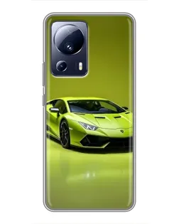 Чехол для Xiaomi 13 Lite с картинкой «Салатовый Lamborghini Huracan» Чехол для Xiaomi 13 Lite с картинкой «Салатовый Lamborghini Huracan»