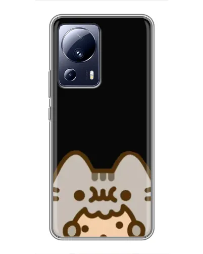 Чехол для Xiaomi 13 Lite с картинкой «Пушин на черном»