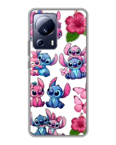 Чохол для Xiaomi 13 Lite з картинкою «Стікери Stitch та Angel» Чохол для Xiaomi 13 Lite з картинкою «Стікери Stitch та Angel»