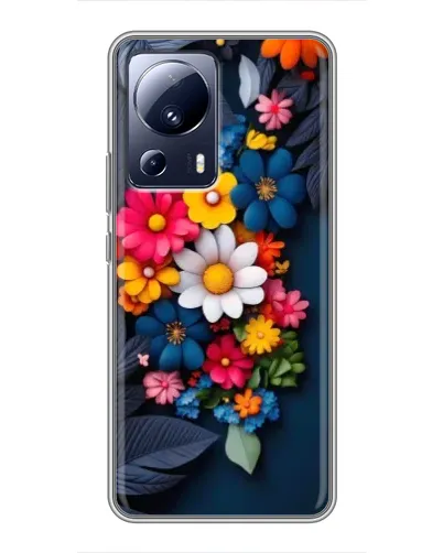 Чехол для Xiaomi 13 Lite с картинкой «Цветочная феерия»
