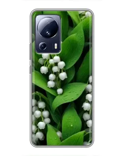 Чехол для Xiaomi 13 Lite с картинкой «Ландыши в зелени»