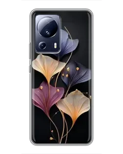 Чехол для Xiaomi 13 Lite с картинкой «Лиловые цветы грации»