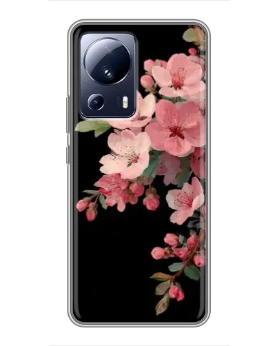 Чехол для Xiaomi 13 Lite с картинкой «Розовая ветка сакуры»