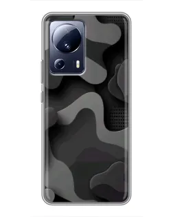 Чехол для Xiaomi 13 Lite с картинкой «Темный абстрактный камуфляж» Чехол для Xiaomi 13 Lite с картинкой «Темный абстрактный камуфляж»