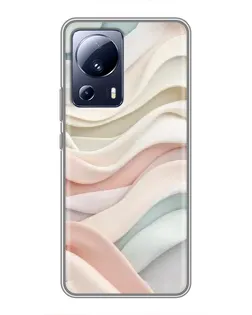 Чехол для Xiaomi 13 Lite с картинкой «Пастельные нежные волны» Чехол для Xiaomi 13 Lite с картинкой «Пастельные нежные волны»