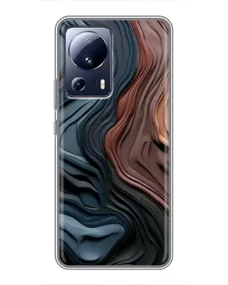 Чехол для Xiaomi 13 Lite с картинкой «Цветные волны каньона» Чехол для Xiaomi 13 Lite с картинкой «Цветные волны каньона»