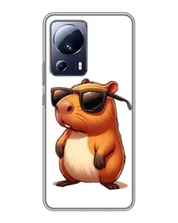 Чехол для Xiaomi 13 Lite с картинкой «Капибара в очках» Чехол для Xiaomi 13 Lite с картинкой «Капибара в очках»