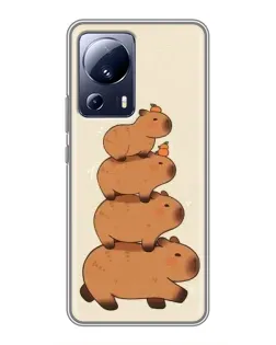 Чехол для Xiaomi 13 Lite с картинкой «Башня из капибар» Чехол для Xiaomi 13 Lite с картинкой «Башня из капибар»