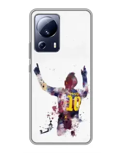Чехол для Xiaomi 13 Lite с картинкой «Акварельный Месси Барселона» Чехол для Xiaomi 13 Lite с картинкой «Акварельный Месси Барселона»