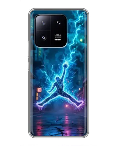 Чохол для Xiaomi 13 Pro з картинкою «Jordan Gold Jumpman»
