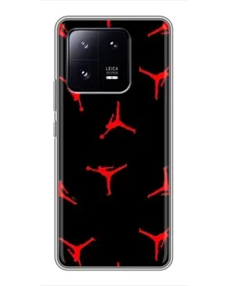 Чохол для Xiaomi 13 Pro з картинкою «Jordan Red Pattern» Чохол для Xiaomi 13 Pro з картинкою «Jordan Red Pattern»