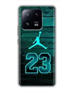 Чохол для Xiaomi 13 Pro з картинкою «Jordan Cyan 23»
