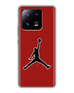 Чохол для Xiaomi 13 Pro з картинкою «Jordan Red Back»