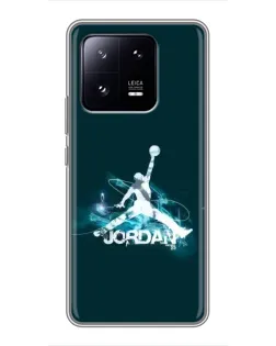 Чохол для Xiaomi 13 Pro з картинкою «Jordan Blue Fire»
