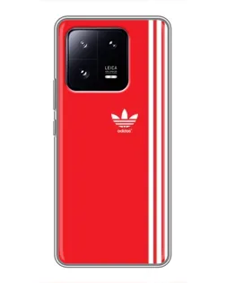 Чохол для Xiaomi 13 Pro з картинкою «Червоний мінімалізм Adidas»