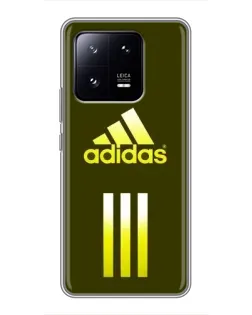 Чохол для Xiaomi 13 Pro з картинкою «Оливковий градієнт Adidas»