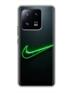 Чохол для Xiaomi 13 Pro з картинкою «Неоновий контур Nike» Чохол для Xiaomi 13 Pro з картинкою «Неоновий контур Nike»
