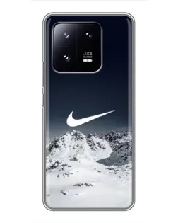 Чохол для Xiaomi 13 Pro з картинкою «Nike — зимові гори»
