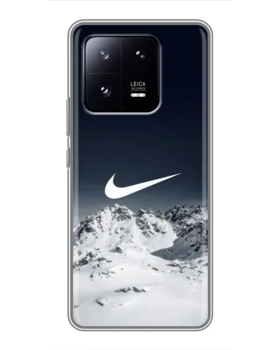 Чохол для Xiaomi 13 Pro з картинкою «Nike — зимові гори» Чохол для Xiaomi 13 Pro з картинкою «Nike — зимові гори»