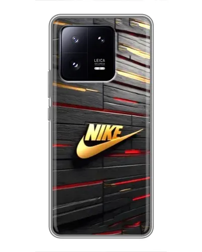 Чохол для Xiaomi 13 Pro з картинкою «Золотий Nike на металі» Чохол для Xiaomi 13 Pro з картинкою «Золотий Nike на металі»