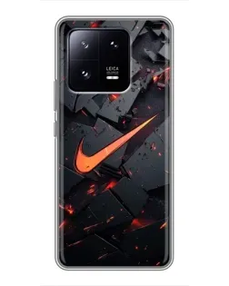 Чохол для Xiaomi 13 Pro з картинкою «Nike — ефект розломів»