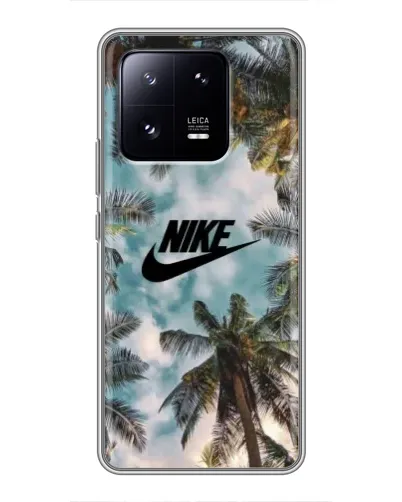 Чехол для Xiaomi 13 Pro с картинкой «Тропический принт Nike» Чехол для Xiaomi 13 Pro с картинкой «Тропический принт Nike»